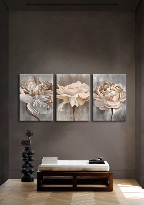 Kanvas Duvar Tablosu 3'lü Canvas Tablo Seti - VOOV4218