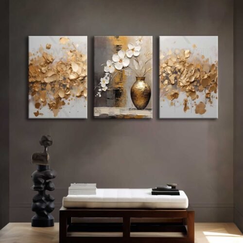 Kanvas Duvar Tablosu 3'lü Canvas Tablo Seti - VOOV4223