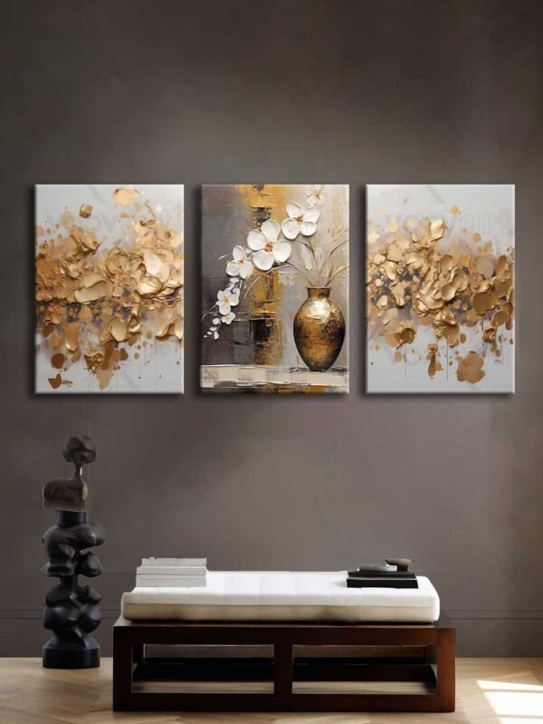 Kanvas Duvar Tablosu 3'lü Canvas Tablo Seti - VOOV4223