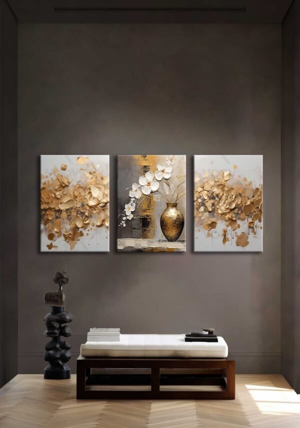 Kanvas Duvar Tablosu 3'lü Canvas Tablo Seti - VOOV4223