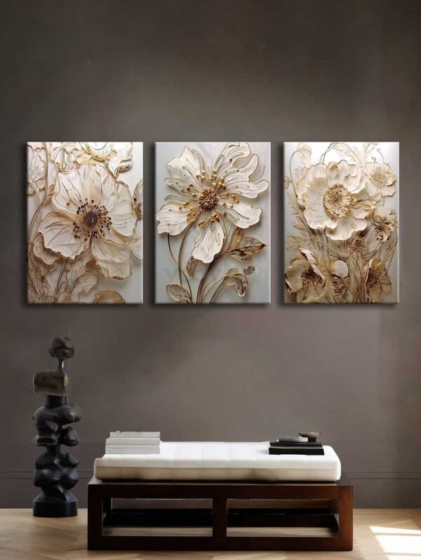 Kanvas Duvar Tablosu 3'lü Canvas Tablo Seti - VOOV4231