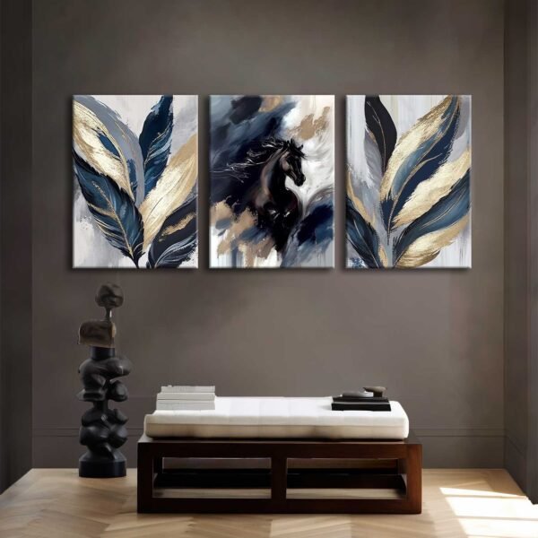 Kanvas Duvar Tablosu 3'lü Canvas Tablo Seti - VOOV4259