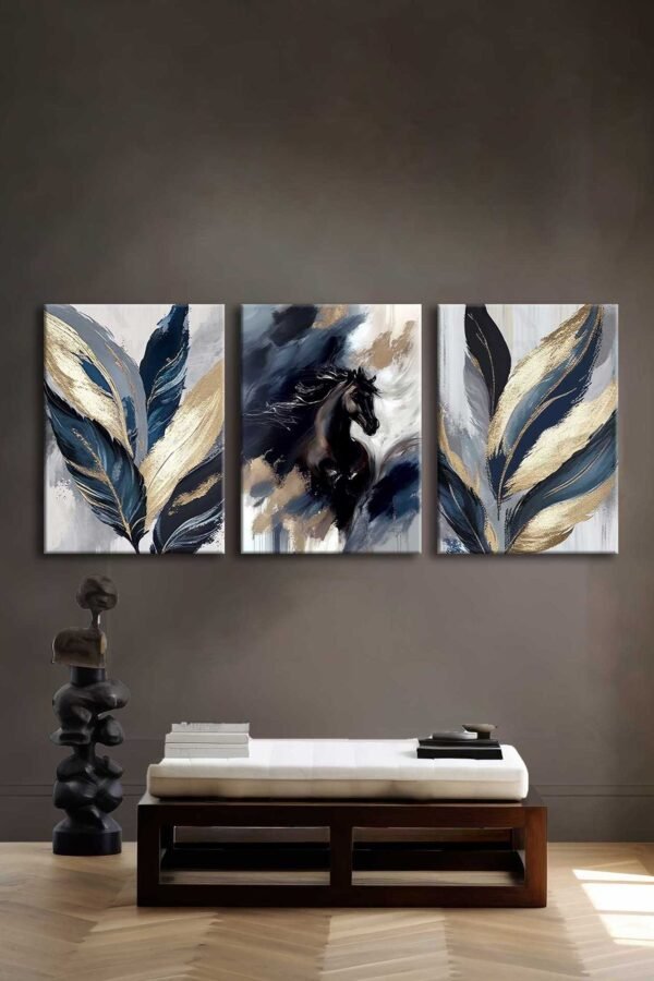 Kanvas Duvar Tablosu 3'lü Canvas Tablo Seti - VOOV4259