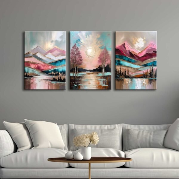 Kanvas Duvar Tablosu 3'lü Canvas Tablo Seti - VOOV4262