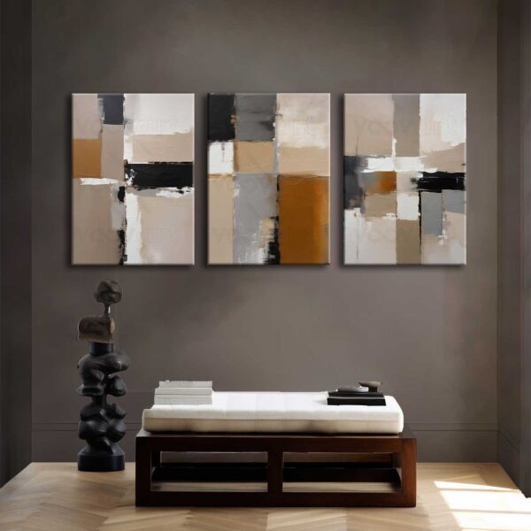 Kanvas Duvar Tablosu 3'lü Canvas Tablo Seti - VOOV4269