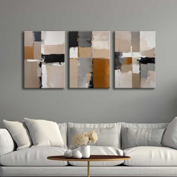 Kanvas Duvar Tablosu 3'lü Canvas Tablo Seti - VOOV4269