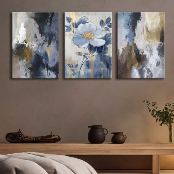 Kanvas Duvar Tablosu 3'lü Canvas Tablo Seti - VOOV4286