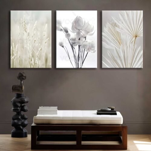 Kanvas Duvar Tablosu 3'lü Canvas Tablo Seti - VOOV4289