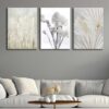 Kanvas Duvar Tablosu 3'lü Canvas Tablo Seti - VOOV4289