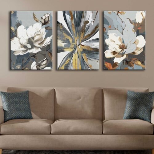 Kanvas Duvar Tablosu 3'lü Canvas Tablo Seti - VOOV4304