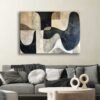 Soyut Dekoratif Kanvas Tablo - VOOV2741
