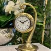 30cm GOLD SALINCAK MODEL DEKORATİF MASA SAATİ - ART1146