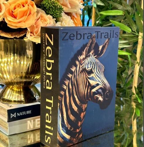 ZEBRA TRAILS DEKORATİF KUTU KİTAP - ART1167