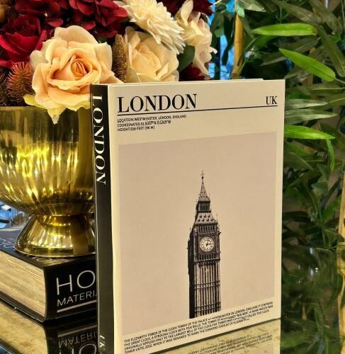 LONDON UK DEKORATİF KUTU KİTAP - ART1166