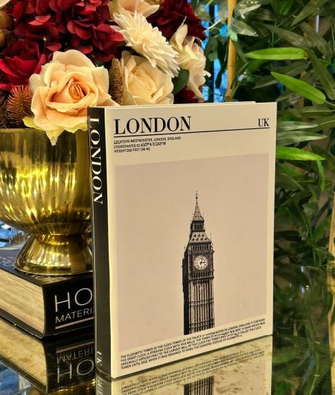 LONDON UK DEKORATİF KUTU KİTAP - ART1166