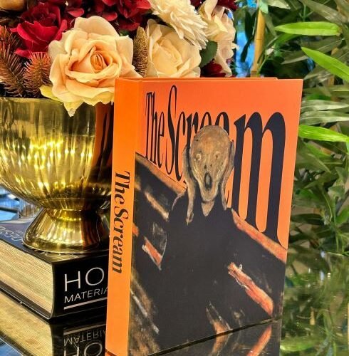 THE SCREAM DEKORATİF KUTU KİTAP - ART1164