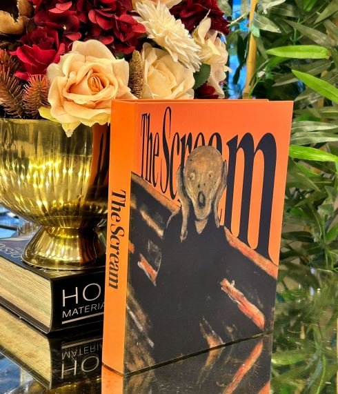 THE SCREAM DEKORATİF KUTU KİTAP - ART1164