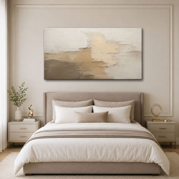 Soft Soyut Dekoratif Kanvas Tablo - VOOV2784