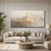 Soft Soyut Dekoratif Kanvas Tablo - VOOV2784