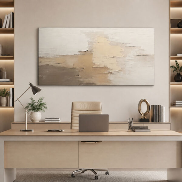 Soft Soyut Dekoratif Kanvas Tablo - VOOV2784