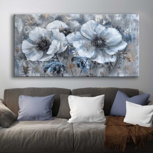 Dekoratif Çiçekler Dekoratif Kanvas Tablo - VOOV2785