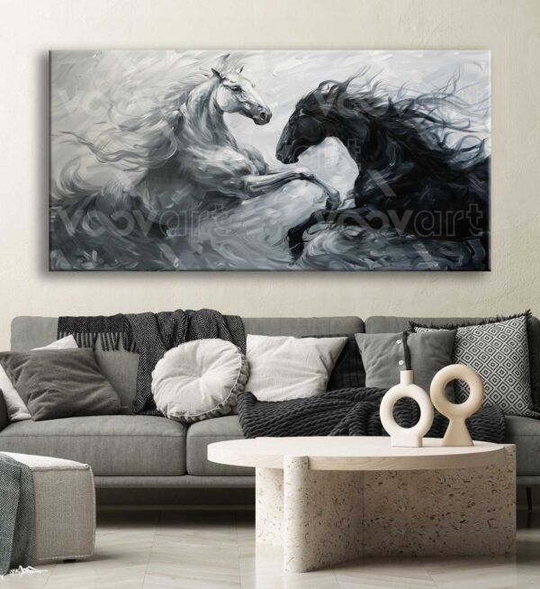 Muhteşem Atlar Dekoratif Kanvas Tablo - VOOV2788