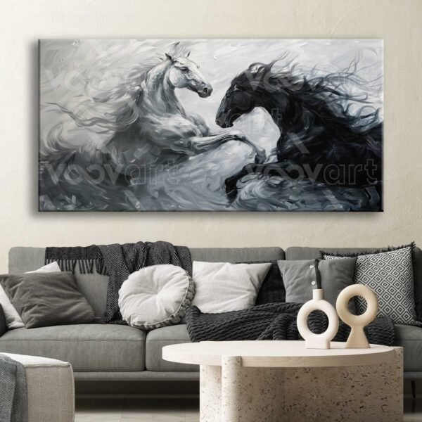 Muhteşem Atlar Dekoratif Kanvas Tablo - VOOV2788