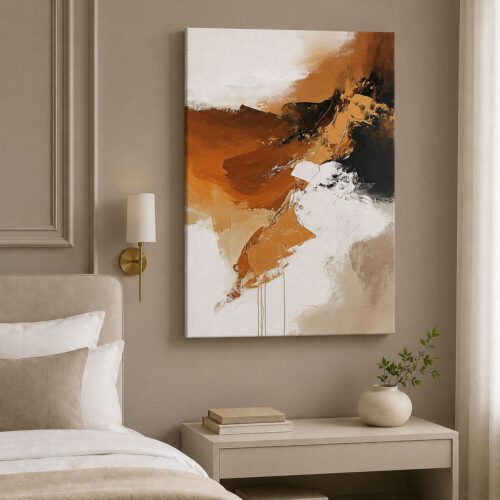 Modern Soyut Dekoratif Kanvas Tablo - VOOV2799