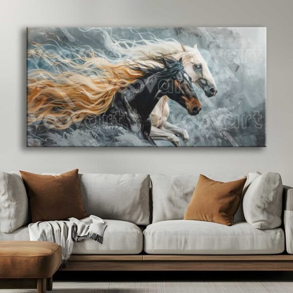 Muhteşem Atlar Dekoratif Kanvas Tablo - VOOV2794