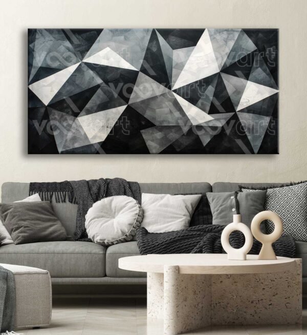 Geometrik Dekoratif Kanvas Tablo - VOOV2806