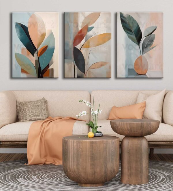Kanvas Duvar Tablosu 3'lü Canvas Tablo Seti - VOOV4328