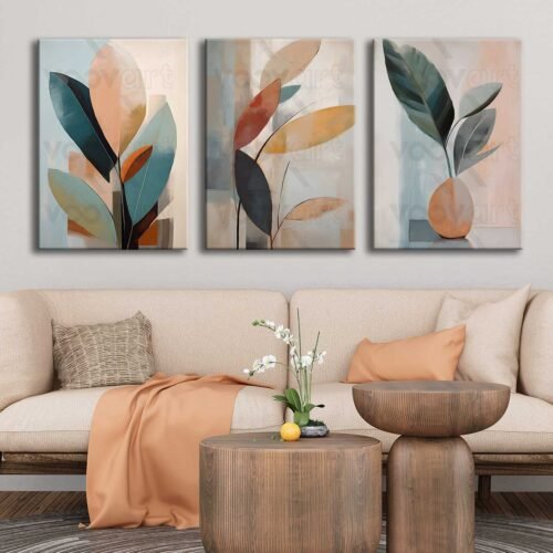 Kanvas Duvar Tablosu 3'lü Canvas Tablo Seti - VOOV4328