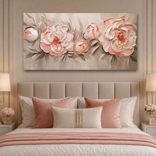 Peach Blossom Dekoratif Kanvas Tablo - VOOV3015