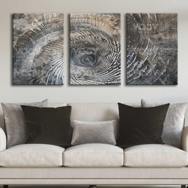 Girdap Kanvas Tablo - 3'lü Canvas Tablo Seti - VOOV4330