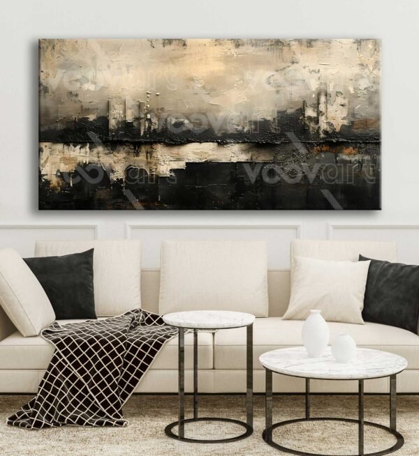 Modern Soyut Dekoratif Kanvas Tablo - VOOV2810