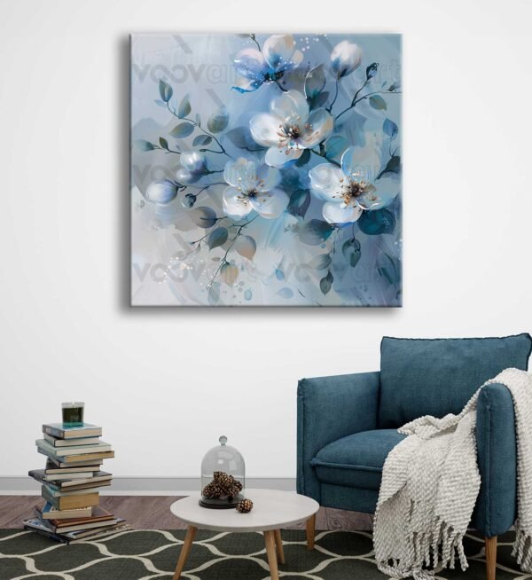 Dekoratif Çiçekler Kanvas Tablo - VOOV2814
