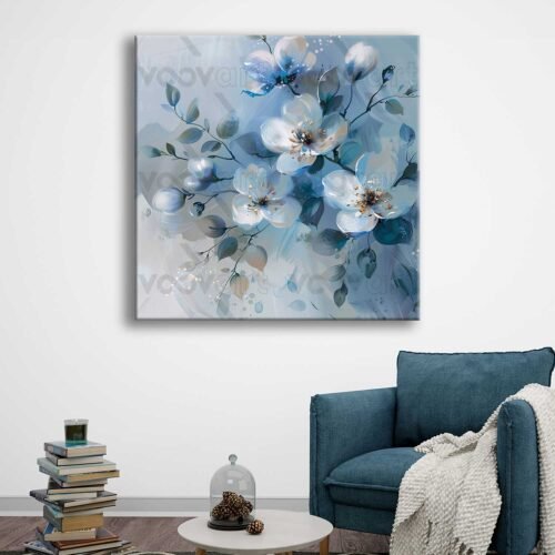Dekoratif Çiçekler Kanvas Tablo - VOOV2814