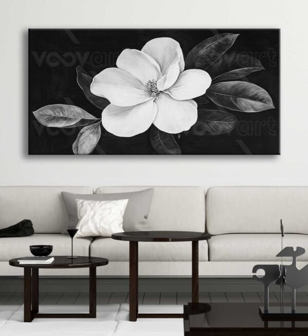 Dekoratif Çiçek Kanvas Tablo - VOOV2819