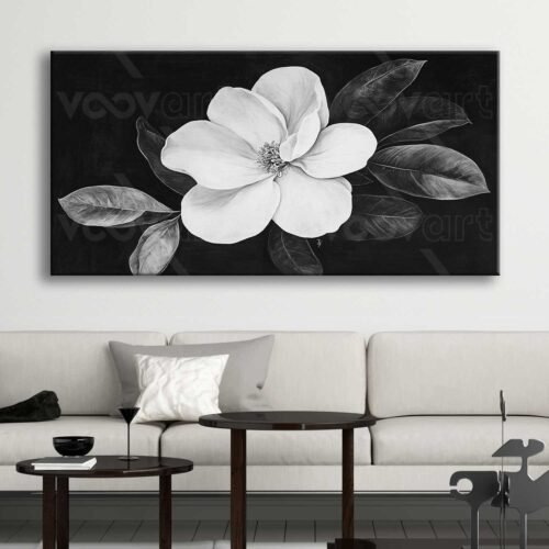 Dekoratif Çiçek Kanvas Tablo - VOOV2819