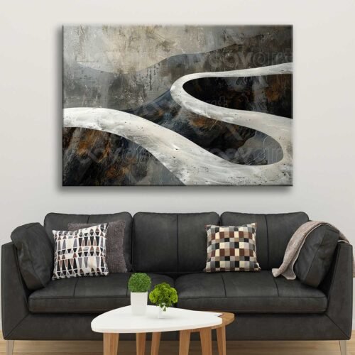 Soyut Modern Dekoratif Kanvas Tablo - VOOV2833