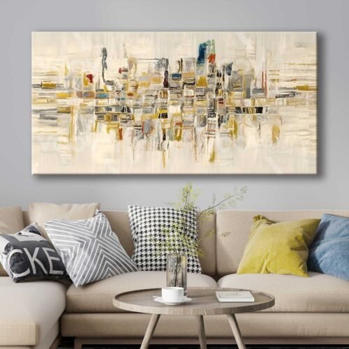 Soyut Modern Dekoratif Kanvas Tablo - VOOV2845