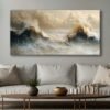 Soyut Deniz Dekoratif Kanvas Tablo - VOOV2846