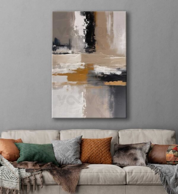 Soyut Modern Dekoratif Kanvas Tablo - VOOV3004