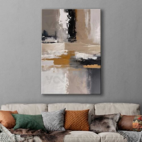 Soyut Modern Dekoratif Kanvas Tablo - VOOV3004