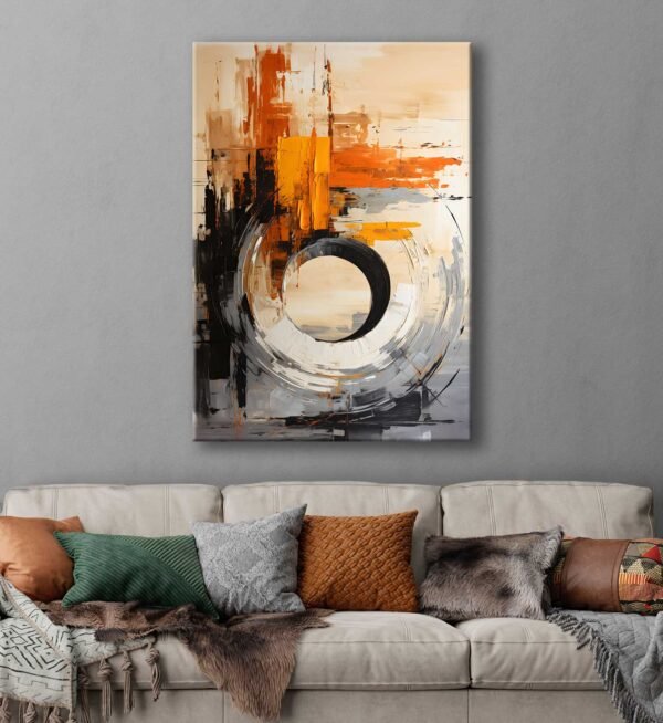 Soyut Modern Dekoratif Kanvas Tablo - VOOV3011