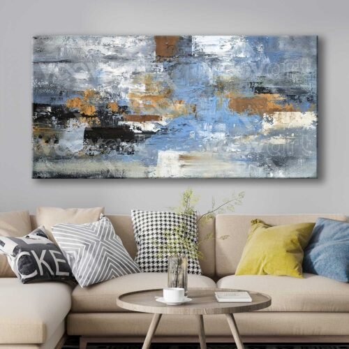 Soyut Dekoratif Kanvas Tablo - VOOV3017