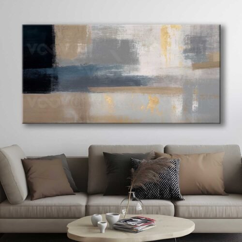 Modern Soyut Dekoratif Kanvas Tablo - VOOV3022