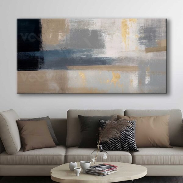 Modern Soyut Dekoratif Kanvas Tablo - VOOV3022