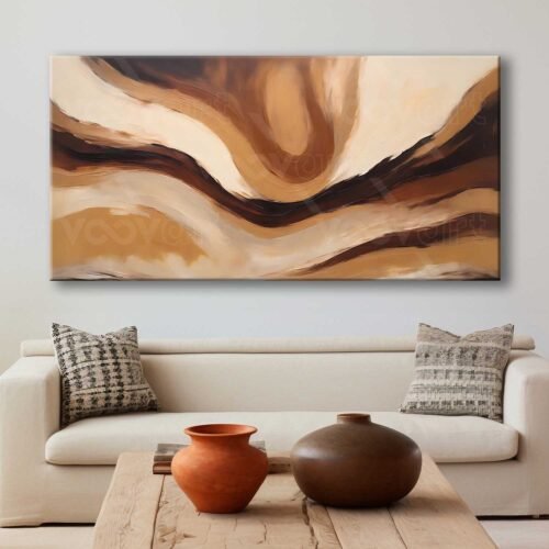 Modern Soyut Dekoratif Kanvas Tablo - VOOV3023