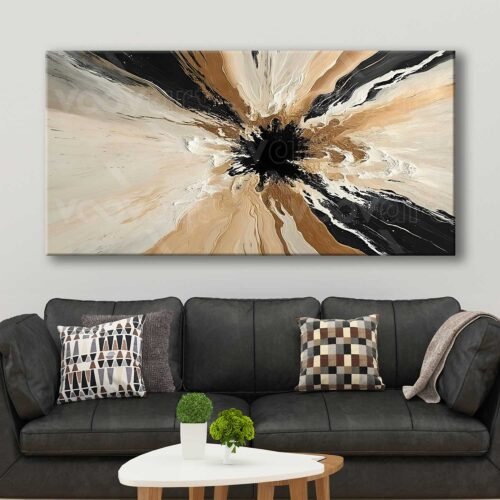 Soyut Dekoratif Kanvas Tablo - VOOV3027